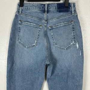 NEW Abercrombie & Fitch Curve Love The‎ Dad High Rise Jeans Distressed 26/2XS thumbnail 6