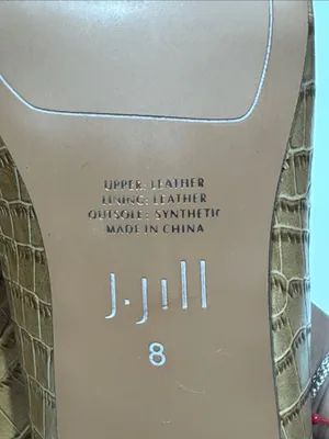 J.Jill Leather Flats Size 8 New No Tags thumbnail 7