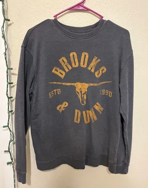 Goodie Two Sleeves Brooks and Dunn Crewneck thumbnail 1