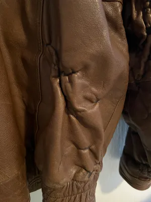 Weekends Men’s Brown Leather Jacket Size L thumbnail 4