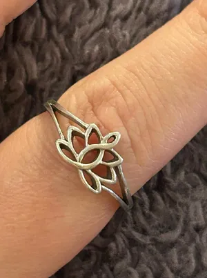 Ring band 925 sterling silver size 8.5 g36 thumbnail 1