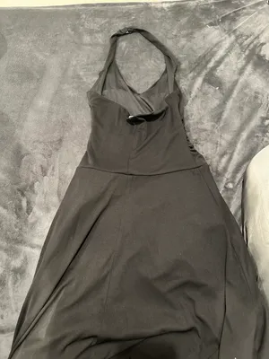 Ruby Rox Y2K formal Black halter midi dress thumbnail 2