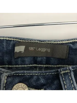 Levis 535 Legging Jeans Womens Mid-Rise Skinny Fit Medium Wash Stretch Size 5M thumbnail 3