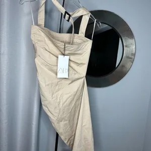 NWT Zara Woman Asymmetric Gabardine Top Bloggers Fav Size XS thumbnail 10