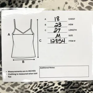 Davi & Dani‎ Womens Leopard Cami Size M Y2K Lingeriecore Sultry Club Night Edgy thumbnail 10