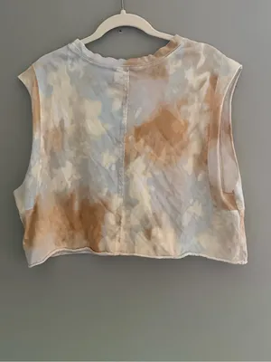 Free People FP Movement Inspire Cropped Tie Dye Muscle Tank thumbnail 7