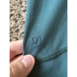 Lululemon Seek The Heat‎ Tight *28" Green Jasper Size 4 Mesh Detail thumbnail 3