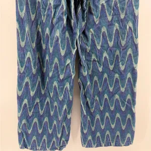 BDG Urban Outfitters High & Wide Blue Wave Corduroy Pants size 26 Y2K thumbnail 4