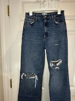 Wide-Leg ZARA Jeans High-Rise thumbnail 4