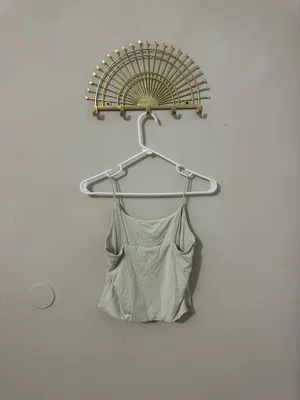 Pink Rose Women's Light Butter Yellow Spaghetti Strap Seamless Cami Top thumbnail 2