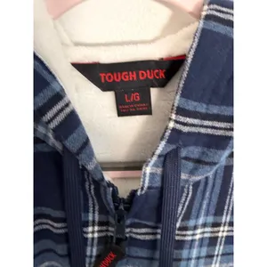 Tough Duck Women's Plush Pile-Lined Flannel Work Hoodie size large thumbnail 2