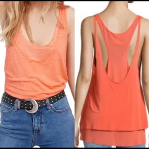 Free People Pink Layered Tank Top Size Small thumbnail 3