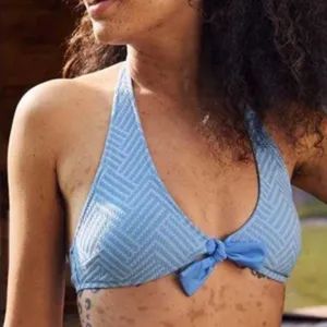 💙💖 NWT Aerie Tie Front Halter Bikini‎ thumbnail 1