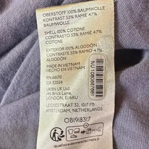 Free People Bohemian Billowy Oversized Sunray Babydoll Top Blue Granite XL thumbnail 10