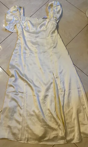 We Wore What White Silk Dress 10 thumbnail 3