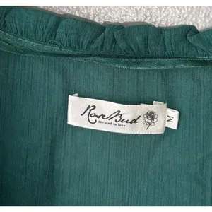 Rose Bud Alana Dress Size Medium Green Whimsigoth Fairy Embroidered Lace Sheer thumbnail 7