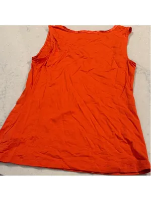 Banana Republic Orange Sleeveless Top Medium thumbnail 10