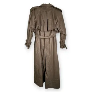 VINTAGE 80s 90s 12 Nordstrom Tan Duster Trench Raincoat Classic Long Jacket Coat thumbnail 4