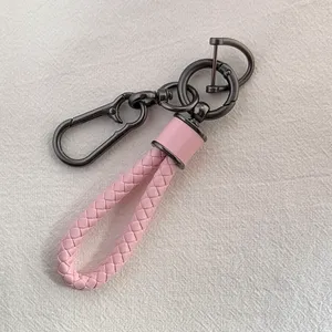 Car Keychain Carabiner Keychain for Men Women Braided Rope Bag Charm Key Rings thumbnail 2