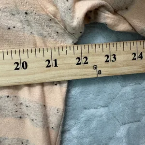 We The Free Free People Striped Long Sleeve Top M‎ Peach Speckled Grunge thumbnail 8
