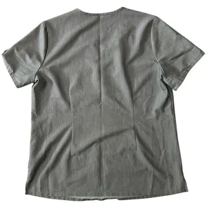 Figs Women’s Size L Heather Gray Catarina One Pocket Medical Scrub Top FW1000 thumbnail 2