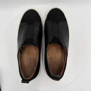 Vionic Zinah Shoes Womens Size 7 Black Leather Suede Slip On Orthotic‎ Comfort thumbnail 6