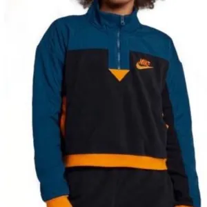 Nike Polar Fleece Half Zip Blue Orange Size‎ XL thumbnail 8