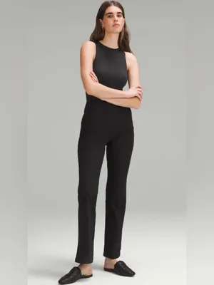 Lululemon Wundermost Ultra Soft Nulu High-Neck Black Sleeveless Bodysuit Size L thumbnail 3