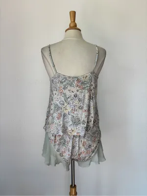 Sage Green & Peach Floral PJ Set thumbnail 6