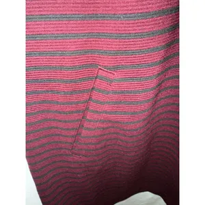 Lou and Grey Women's Ribbed Sweater Dress Size M Crewneck Short Sleeve, Pockets thumbnail 3