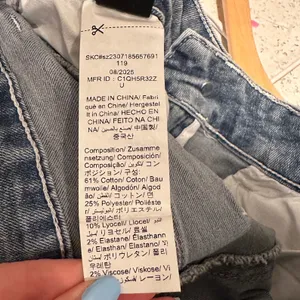 Petite Flare Jeans Y2K Light Wash Stretch Denim Mid Rise‎ Small thumbnail 5