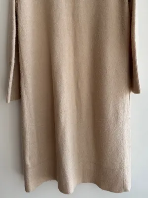 Banana Republic Long Lightweight Open Cardigan, Tan, Size Medium thumbnail 12