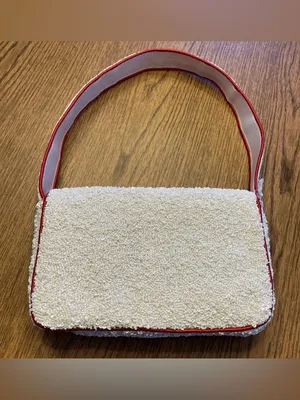 Viral Beaded TOMATO Shoulder handBag Handcrafted India Anthropologie Inspired thumbnail 8