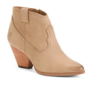 NEW FRYE Rory Ankle Booties in Ash thumbnail 2