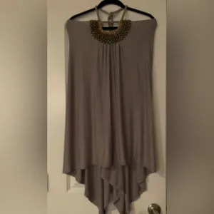 Chelsea & Violet Gray Dress with Beaded Detail Size M thumbnail 3