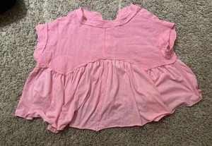 Pink Altar'd State Flowy Top thumbnail 1