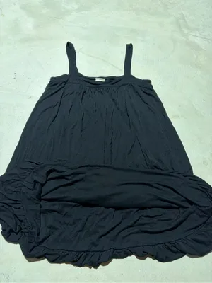 Free people FP Black Sleeveless Bubble Hem Mini Dress small thumbnail 3