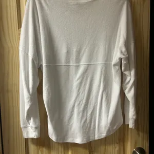 PINK Victoria's Secret Terry White V-neck Top size M thumbnail 4