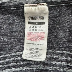 Gymshark Hyper Amplify Long Sleeve Crop Top Grey Black Women’s Medium thumbnail 4