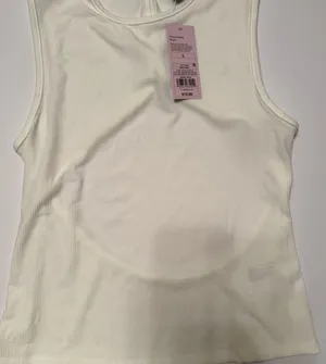 Wild Fable Cream Ribbed Tank Top thumbnail 1