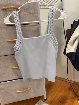 Aerie Crochet Strap Tank Top thumbnail 2