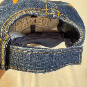 Texas Denim Baseball Cap Blue thumbnail 3