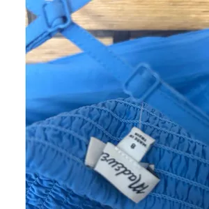Madewell Blue Poplin Crop Tube Top Size‎ 8 thumbnail 8