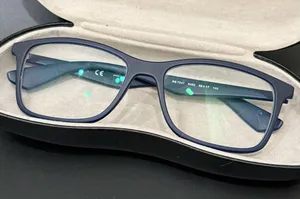 RAY-BAN RB 7047 5450 56-17 Matte Navy Rx Unisex Eyeglasses thumbnail 4