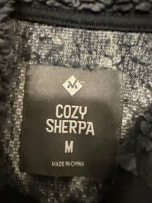 Member's Mark Cozy Sherpa Leopard Print Fleece Snap Button Jacket Medium thumbnail 3