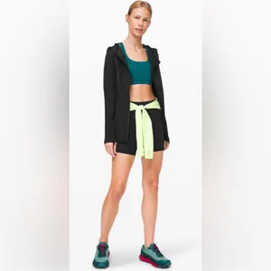 Lululemon Every Journey Hooded Jacket Womens 6 Black Zip Front thumbnail 7