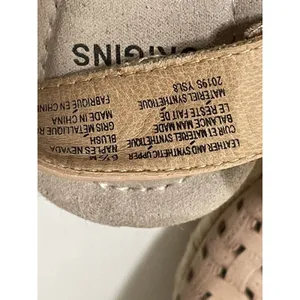 Earth Origins Wedge Sandals Women 6.5 Tan Woven Espadrille Comfort thumbnail 9