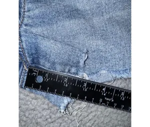 American Eagle Denim Shorts Women 8 Highest Rise 90s Boyfriend Raw Hem Festival thumbnail 6