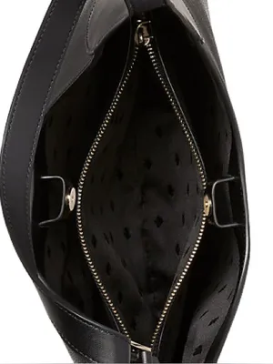 Kate Spade New York Black Pebble Leather Aster Shoulder Bag thumbnail 5