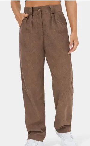 Halara Brown Corduroy Pants thumbnail 1